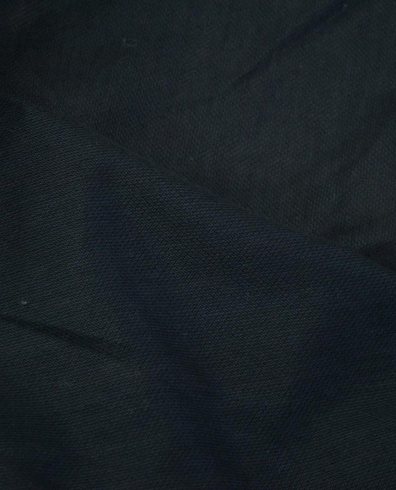Ткань Трикотаж Хлопоковый Пике  2071 цвет синий картинка 1