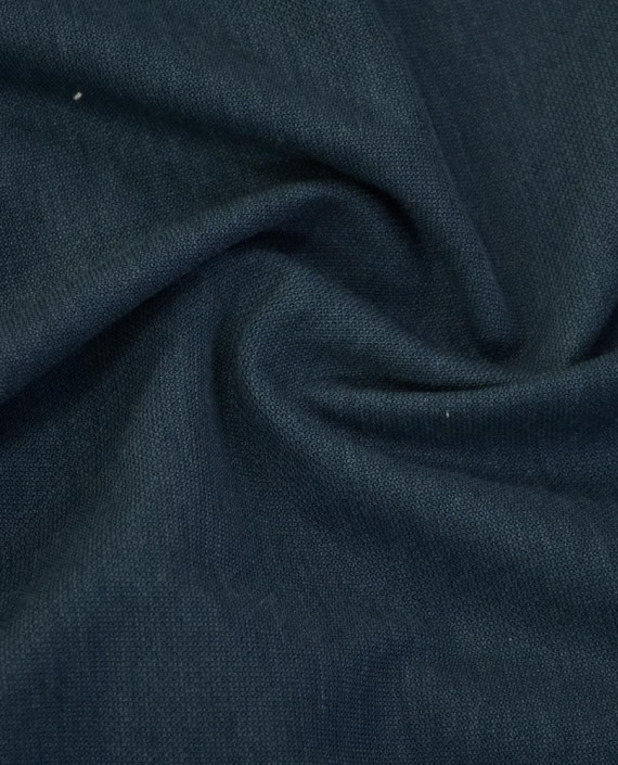 Ткань Трикотаж Хлопоковый Пике  2074 цвет синий картинка
