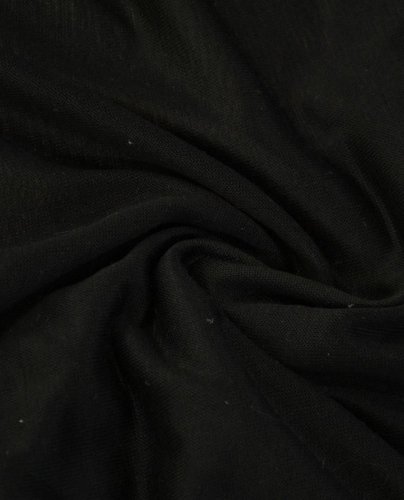 Ткань Трикотаж Шерстяной 2083 цвет черный картинка 2