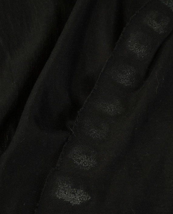 Ткань Трикотаж Шерстяной 2083 цвет черный картинка 1