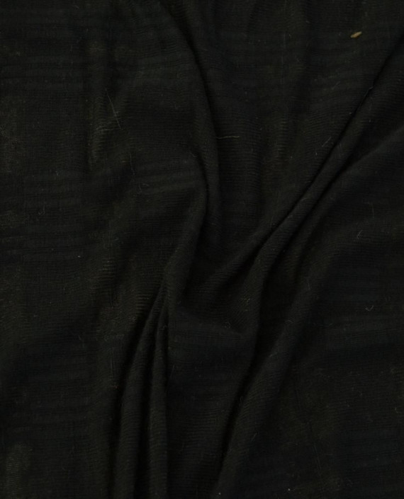 Ткань Трикотаж Льняной 2084 цвет черный картинка