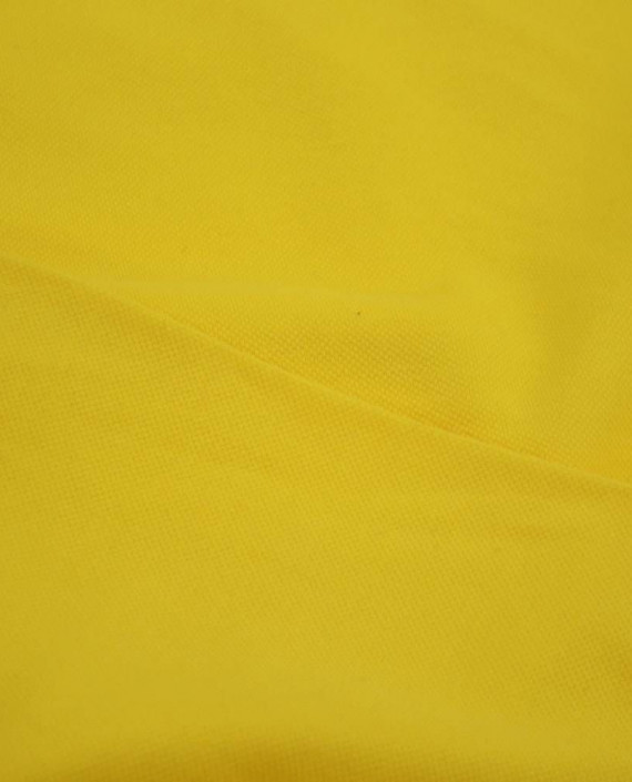 Ткань Трикотаж Чулок Пике Хлопковый 2110 цвет желтый картинка 1