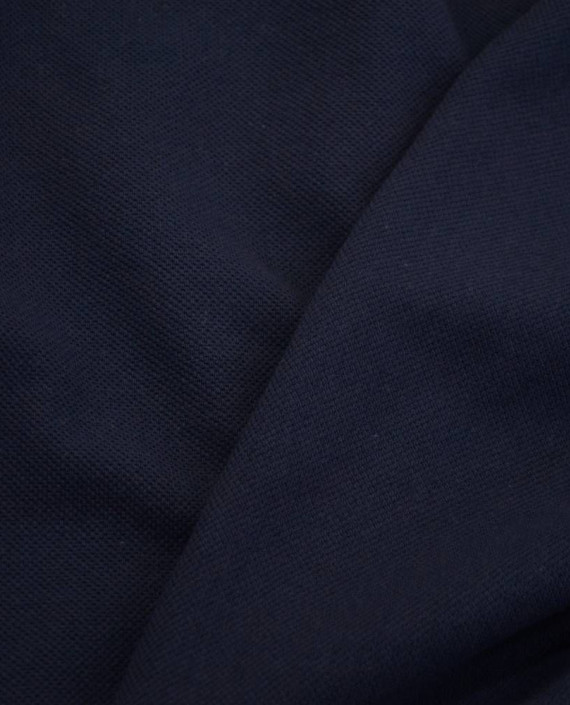 Ткань Трикотаж Чулок Пике Хлопковый 2115 цвет синий картинка 3