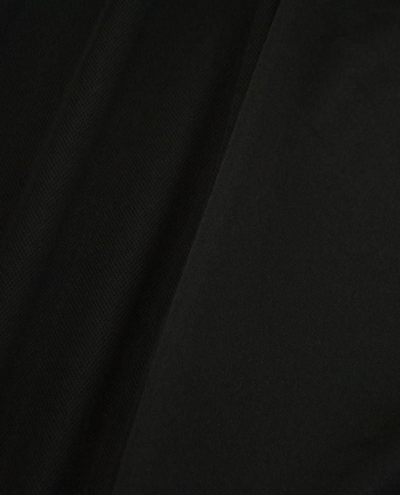 Ткань Трикотаж Полиэстер 2116 цвет черный картинка 2