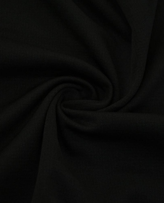 Ткань Трикотаж на флисе 2137 цвет черный картинка