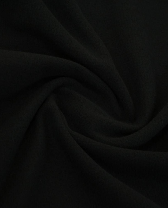 Ткань Трикотаж на флисе 2137 цвет черный картинка 2