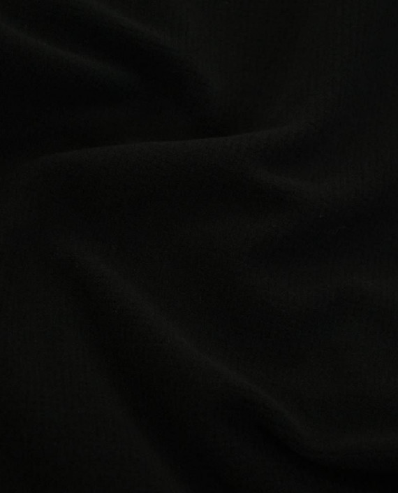 Ткань Трикотаж на флисе 2138 цвет черный картинка 1