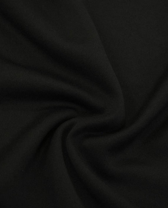 Ткань Трикотаж на флисе 2139 цвет черный картинка