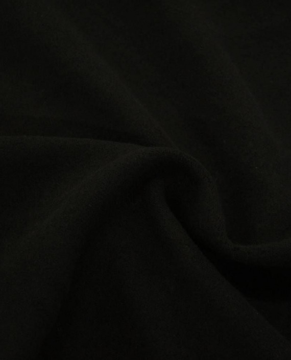 Ткань Трикотаж на флисе 2139 цвет черный картинка 1