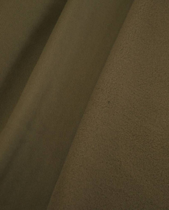 Ткань Трикотаж на флисе 2140 цвет коричневый картинка 1
