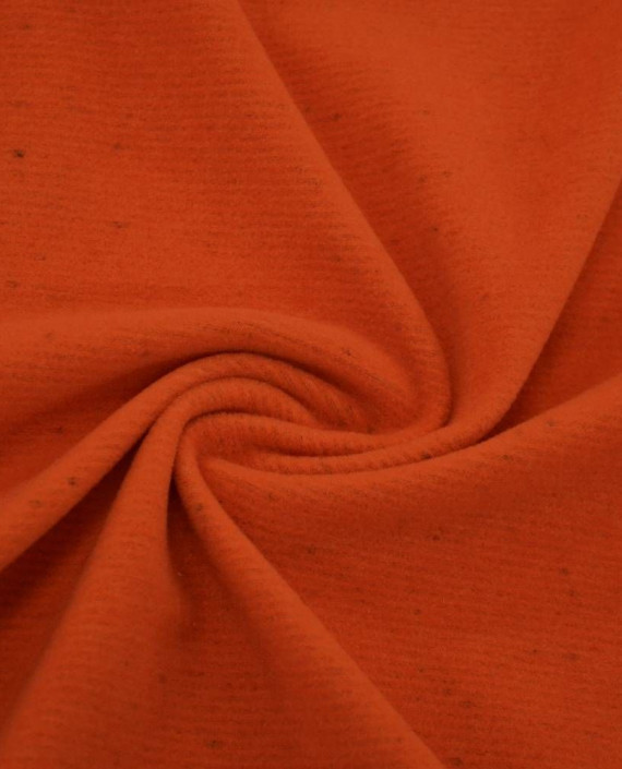 Ткань Трикотаж на флисе 2142 цвет оранжевый картинка