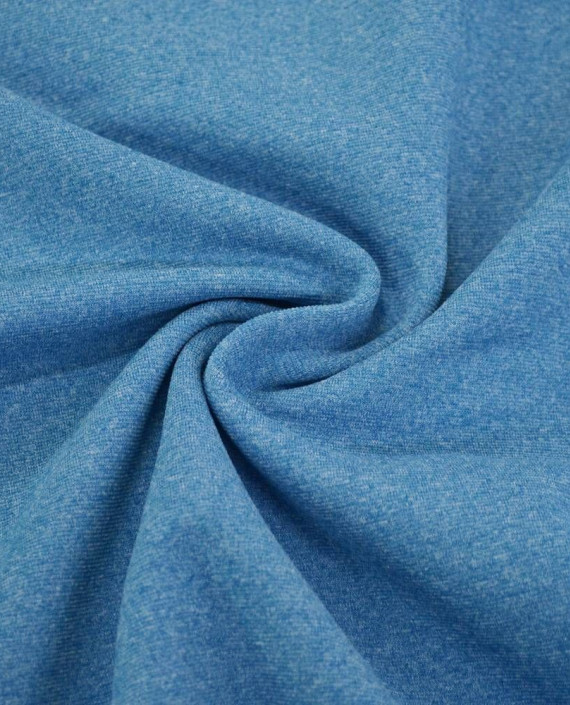 Ткань Трикотаж на флисе 2144 цвет голубой картинка