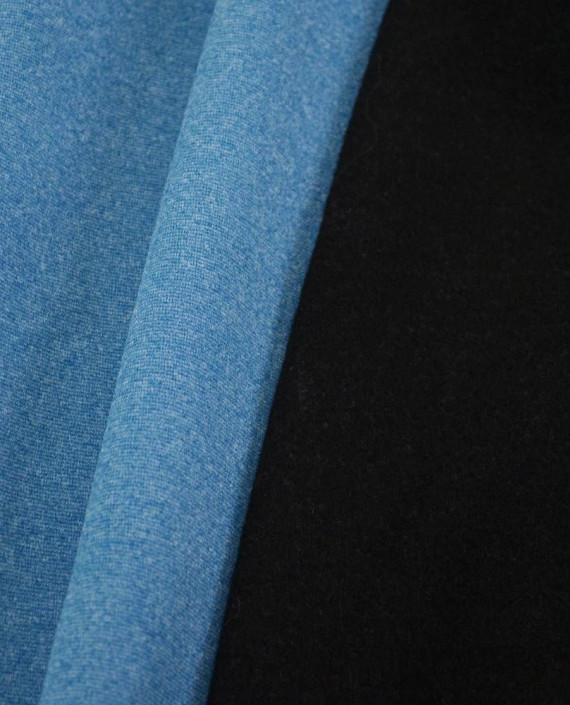 Ткань Трикотаж на флисе 2144 цвет голубой картинка 2