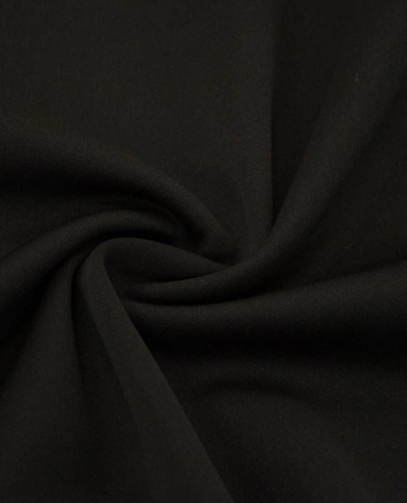 Ткань Трикотаж на флисе 2145 цвет черный картинка