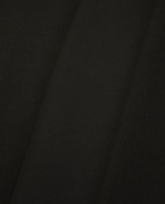 Ткань Трикотаж на флисе 2145 цвет черный картинка 1