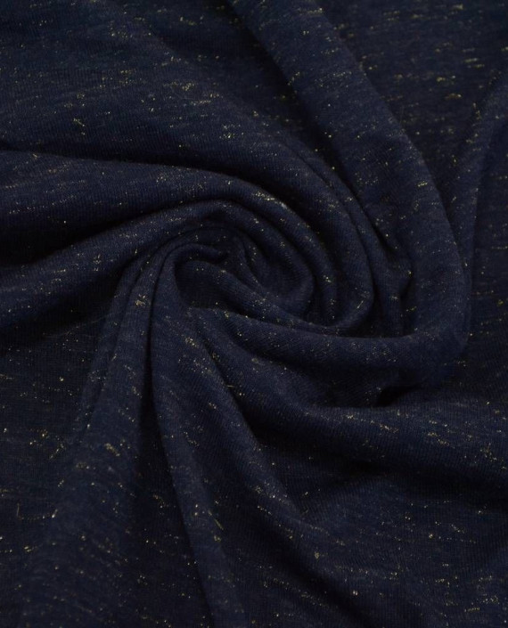 Ткань Трикотаж Хлопковый 2147 цвет синий меланж картинка