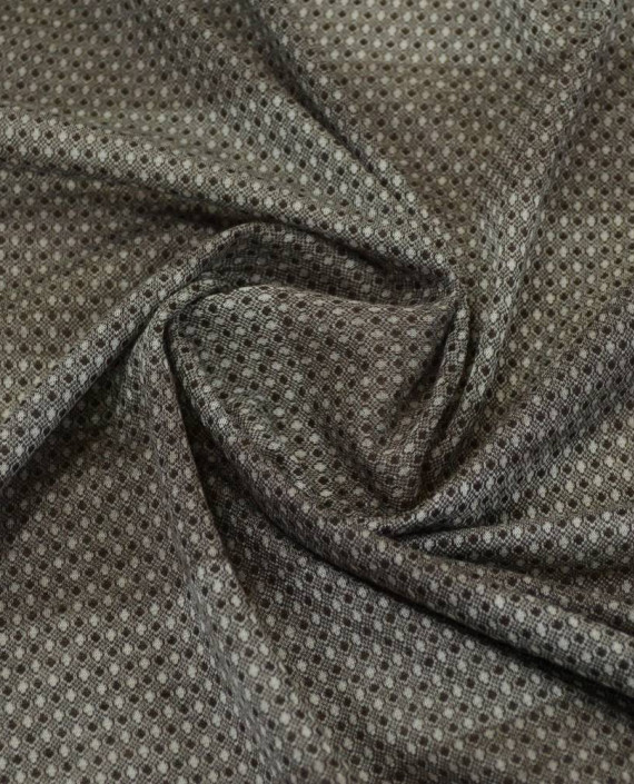 Ткань Трикотаж Хлопковый Принт 2149 цвет серый в полоску картинка