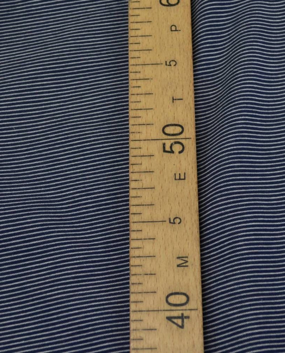 Ткань Трикотаж Хлопковый Принт 2151 цвет синий картинка 2