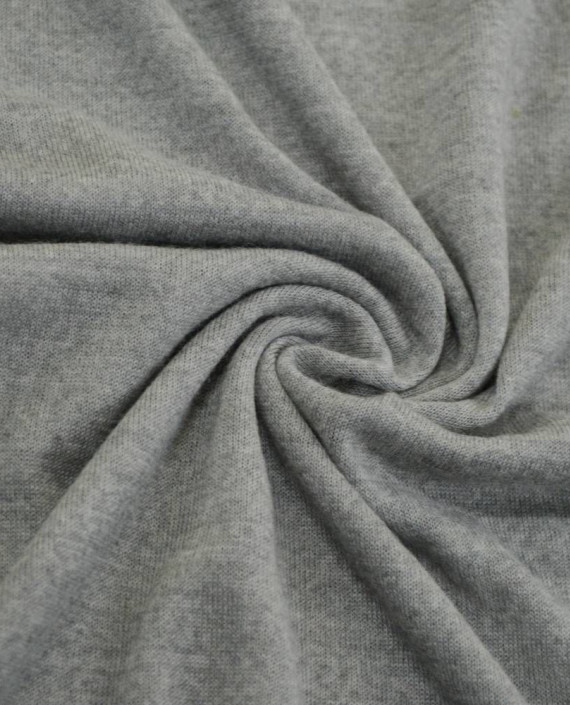 Ткань Трикотаж Шерстяной 2155 цвет серый меланж картинка