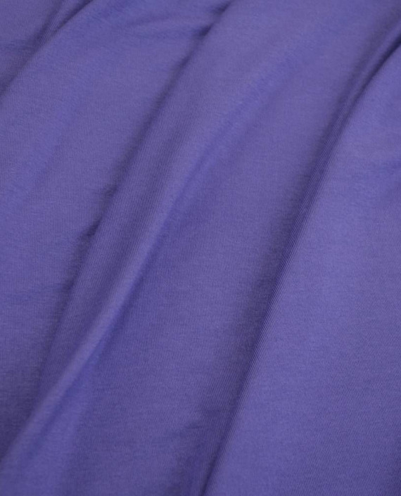 Ткань Трикотаж Хлопковый 2159 цвет фиолетовый картинка 2