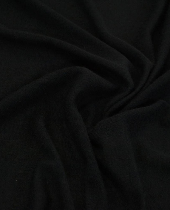 Ткань Трикотаж Хлопковый 2162 цвет черный картинка