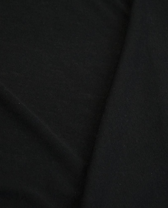 Ткань Трикотаж Хлопковый 2162 цвет черный картинка 2