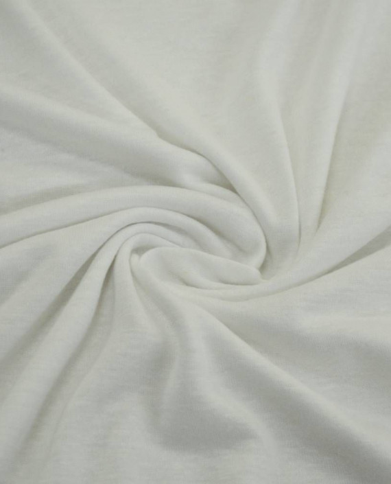 Ткань Трикотаж Льняной 2164 цвет белый картинка