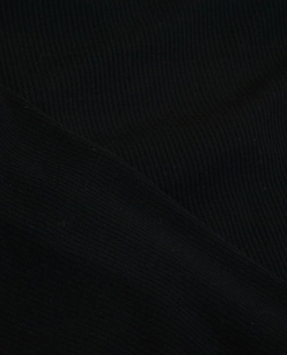 Ткань Трикотаж Хлопковый 2171 цвет черный картинка 2
