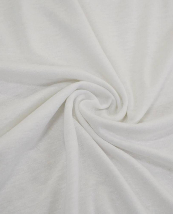 Ткань Трикотаж Льняной 2176 цвет белый меланж картинка