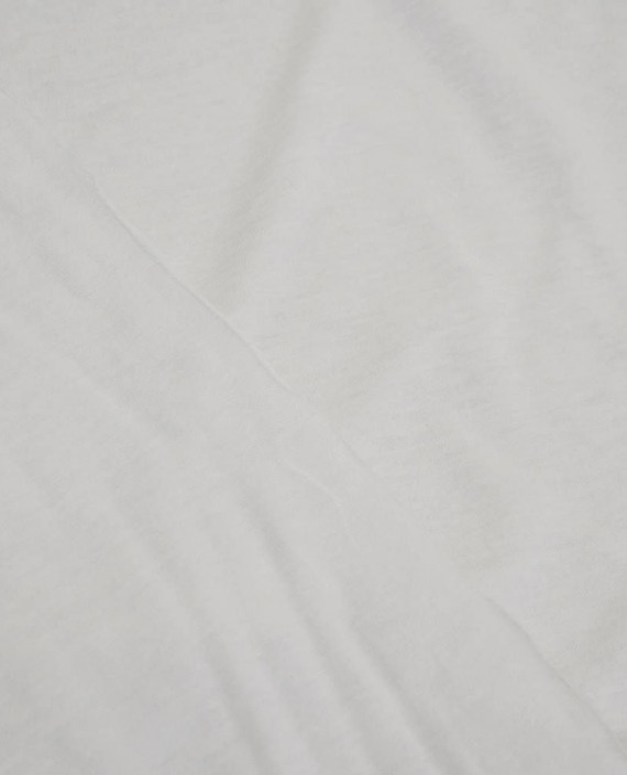Ткань Трикотаж Льняной 2176 цвет белый меланж картинка 2