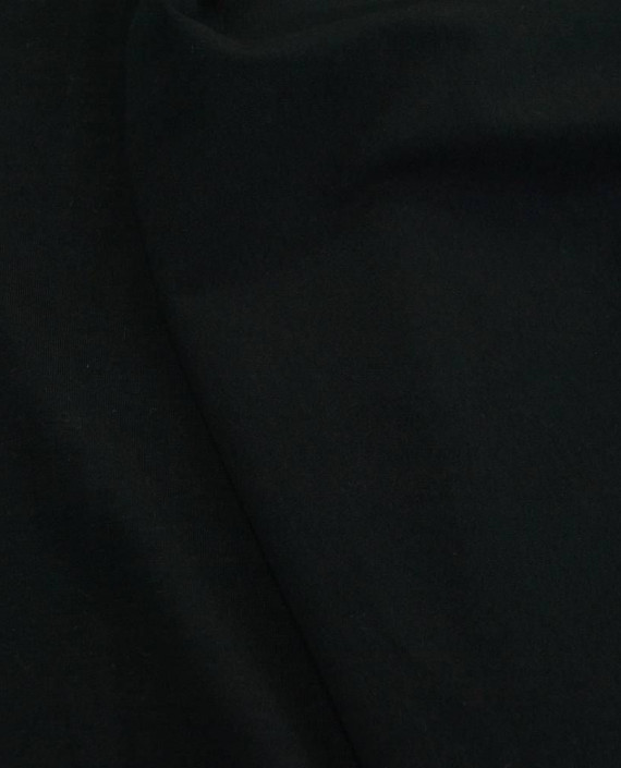 Ткань Трикотаж Хлопковый 2181 цвет черный картинка 2