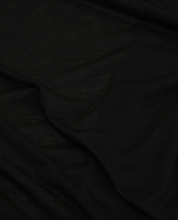 Ткань Трикотаж Хлопковый 2183 цвет черный картинка 1