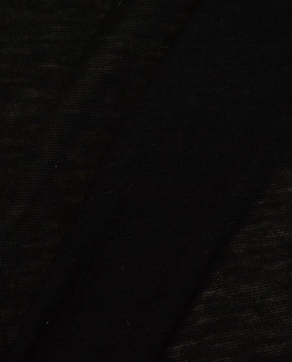 Ткань Трикотаж Шерстяной 2187 цвет черный меланж картинка 1
