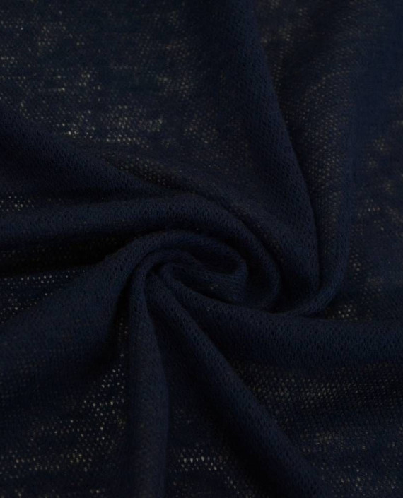 Ткань Трикотаж Шерстяной 2192 цвет синий меланж картинка