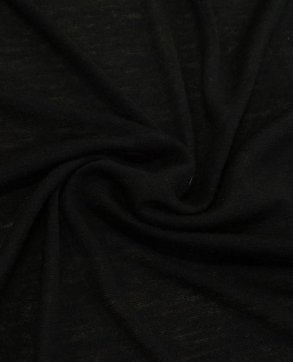 Ткань Трикотаж Шерстяной 2193 цвет черный меланж картинка