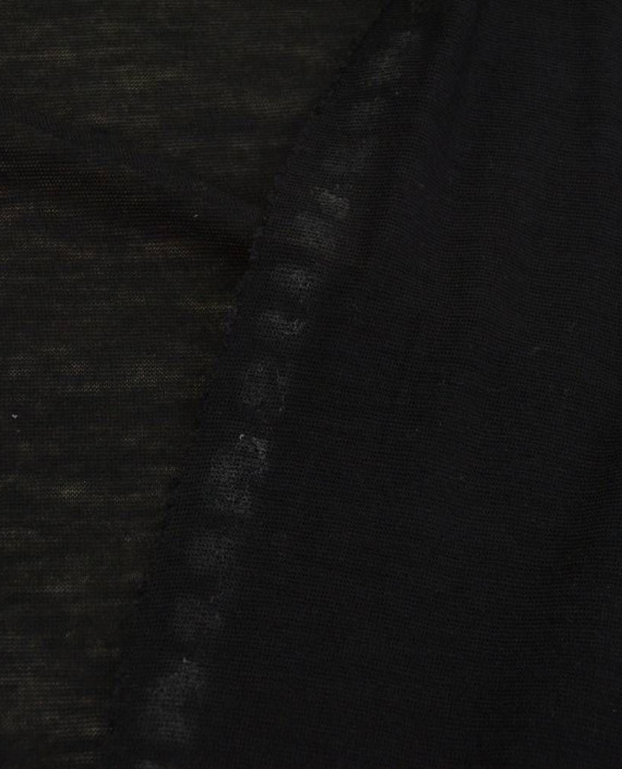 Ткань Трикотаж Шерстяной 2193 цвет черный меланж картинка 2