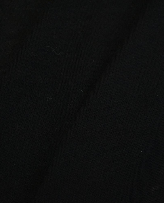 Ткань Трикотаж Шерстяной 2197 цвет черный картинка 1