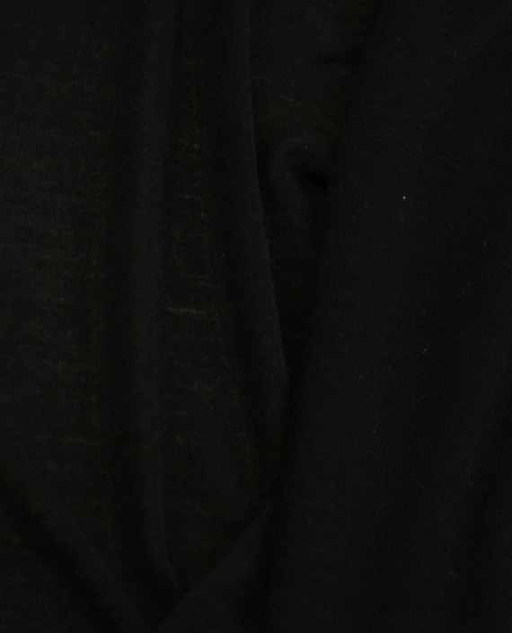 Ткань Трикотаж Хлопковый 2200 цвет черный картинка 2