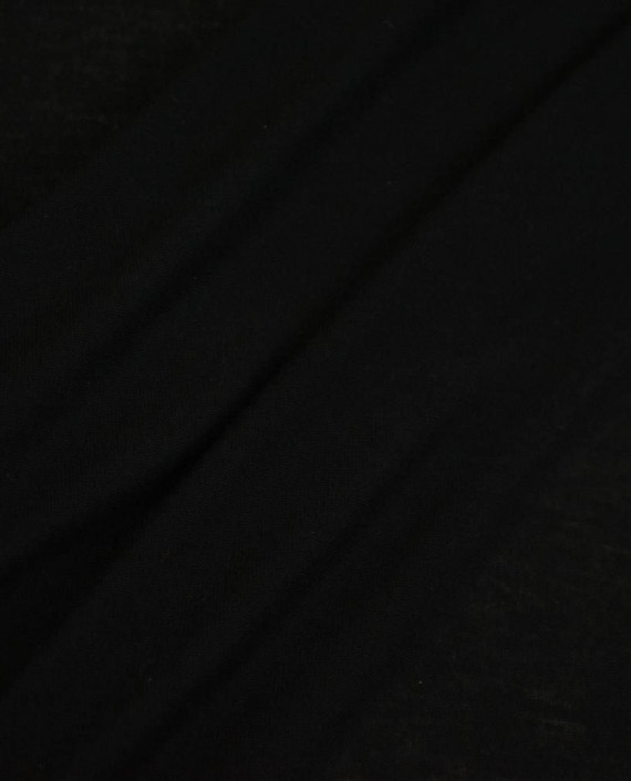 Ткань Трикотаж Вискозный 2202 цвет черный картинка 1