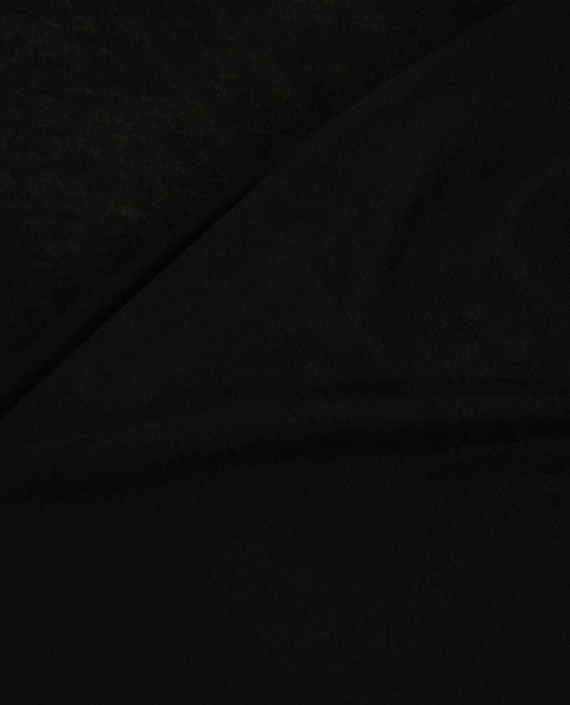 Ткань Трикотаж Вискозный 2202 цвет черный картинка 2