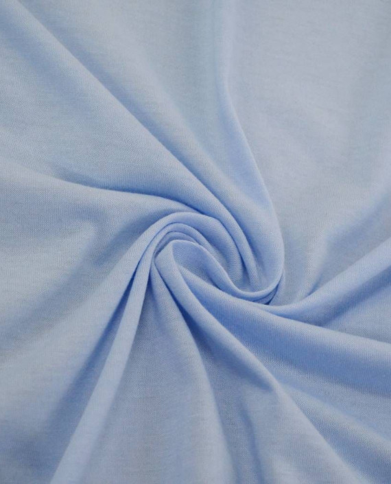 Ткань Трикотаж Хлопковый 2208 цвет голубой картинка