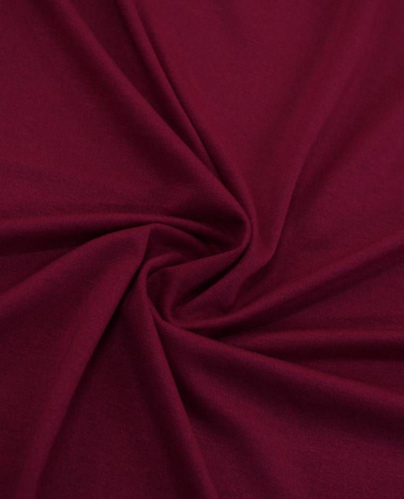 Ткань Трикотаж Хлопковый 2216 цвет бордовый картинка