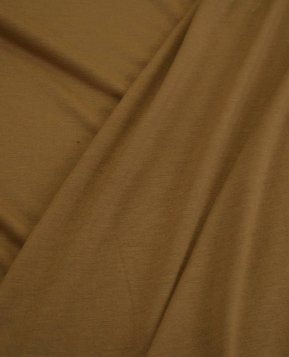 Ткань Трикотаж Вискозный 2225 цвет коричневый картинка 2