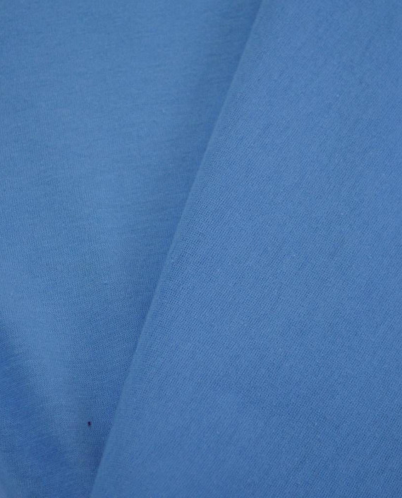 Ткань Трикотаж Хлопковый 2229 цвет голубой картинка 1