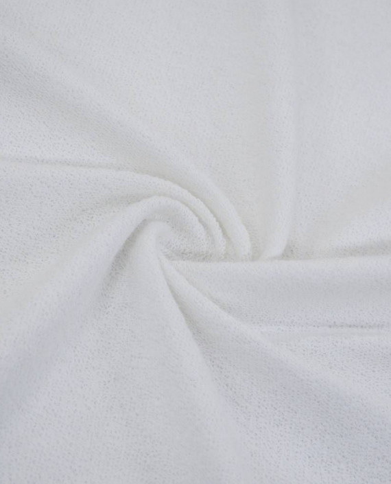 Ткань Трикотаж Футер Хлопковый 2298 цвет белый картинка