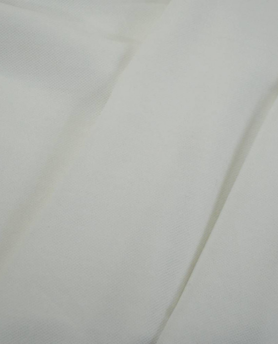 Ткань Трикотаж Пике Хлопковый 2244 цвет белый картинка 1