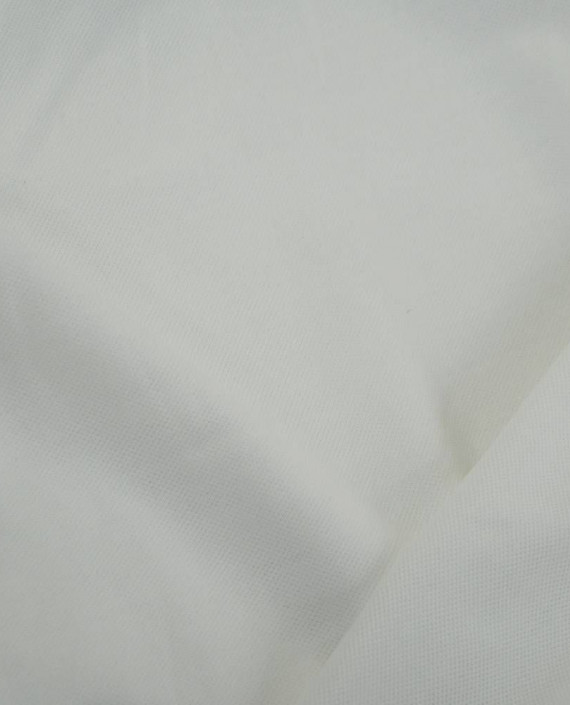 Ткань Трикотаж Пике Хлопковый 2244 цвет белый картинка 2