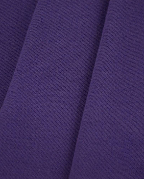 Ткань Трикотаж Футер Хлопковый Вайолет 2248 цвет фиолетовый картинка 2
