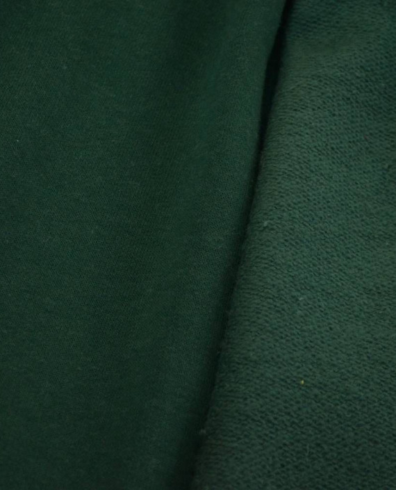 Ткань Трикотаж Футер Хлопковый 2250 цвет зеленый картинка 2