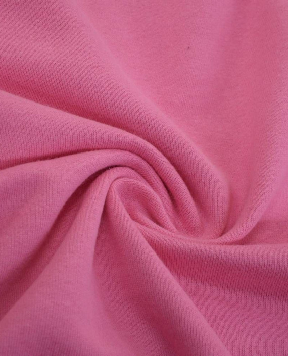 Ткань Трикотаж Футер Хлопковый 2256 цвет розовый картинка